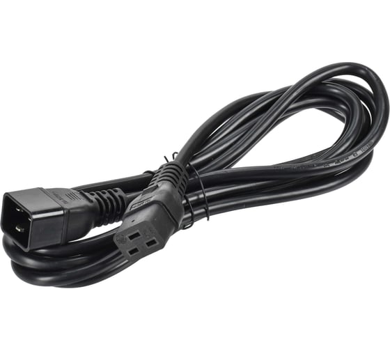 Изображение товара Кабель электропитания IEK ITK PDU 3x1,5 3М с разъёмами С19-C20 PC-C19C20-3M
