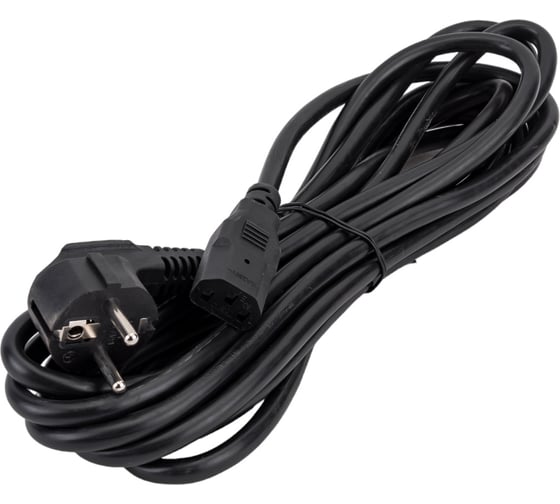 Изображение товара Кабель электропитания IEK ITK PDU 3x1,5 5м с разъёмами С13 - нем.ст PC-C13D-5M