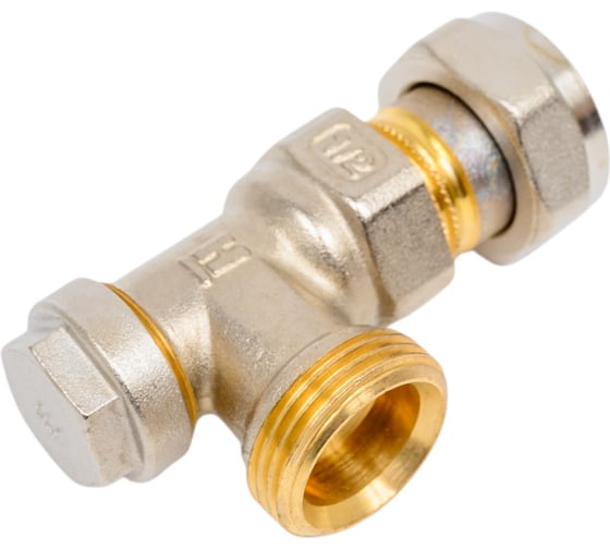 Изображение товара Вентиль для радиатора Honeywell Home 1/2 угловой, нижний, никелированная латунь, конус, Kvs 1.70, PN10 V2420E0015RU