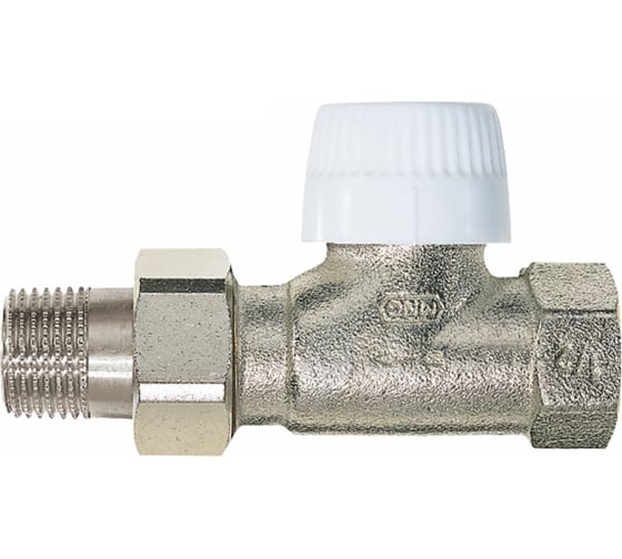 Изображение товара Вентиль для радиатора Honeywell Home 1/2 прямой, под термоголовку, никелированная бронза, конус V2000DUB15