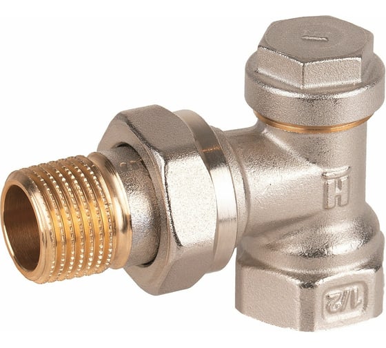 Изображение товара Вентиль для радиатора Honeywell Home 3/4 угловой, нижний, никелированная латунь, конус, Kvs 1.70, PN10, 130С V2420E0020RU