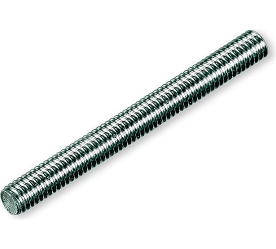 Изображение товара Резьбовая шпилька КРЕП-КОМП цинк, DIN 975, м22x2000, прочн. 4.8, 5 шт. шр222