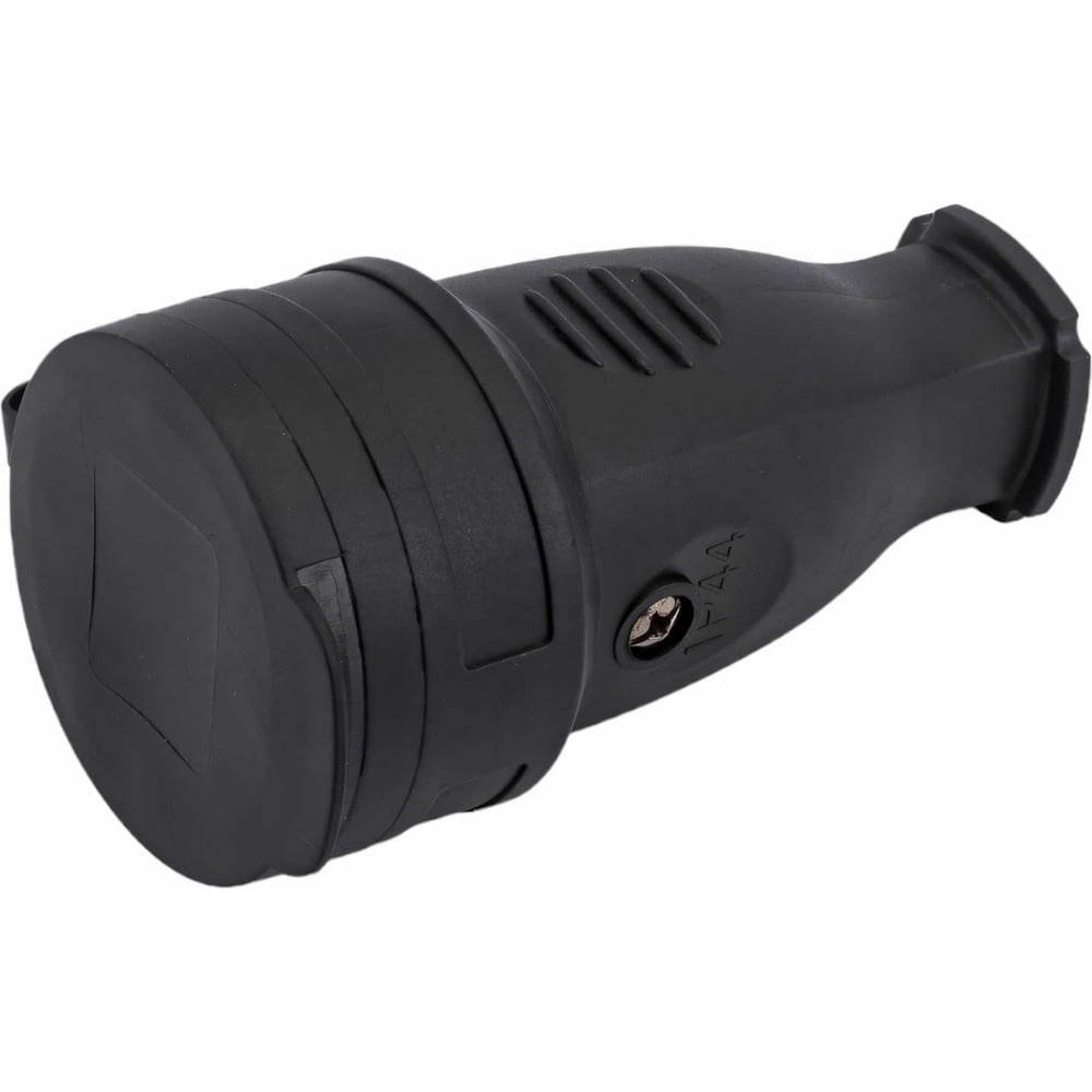 Изображение товара Разборная круглая розетка General Lighting Systems IP44 16А 20 шт черная