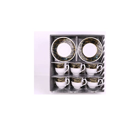 Изображение товара Чайный набор Bikson 12 предметов кружка 220 мл DB100GH ТП7054