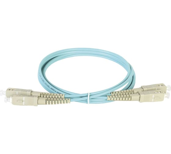 Изображение товара Оптический патч-корд IEK ITK MM, 50/125 OM3, SC/UPC-SC/UPC, Duplex, 3м FPC5003-SCU-SCU-C2L-3M