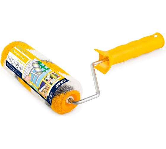 Изображение товара Валик в сборе Акор L240 мм, d6 мм, полиакрил тигр 4607044330122