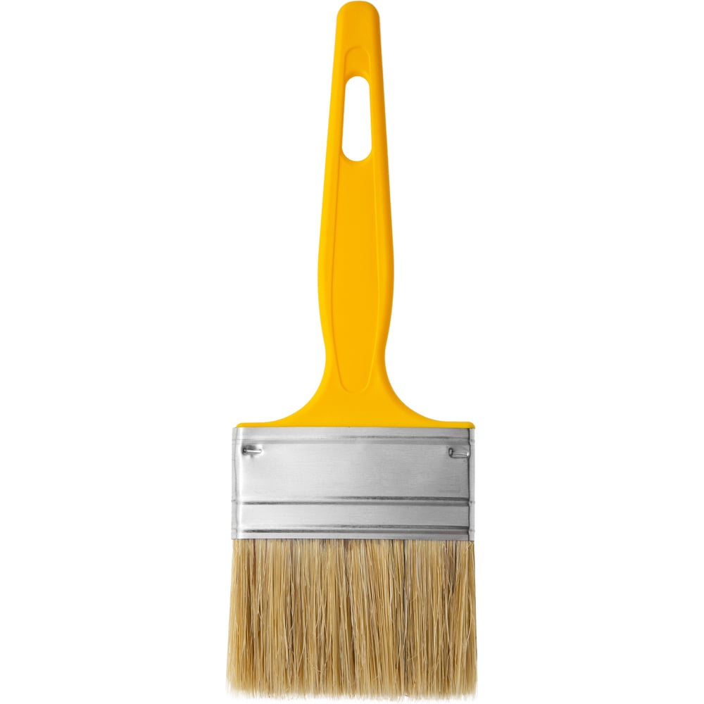 Изображение товара Кисть флейцевая универсальная 70 мм для покраски строительных работ