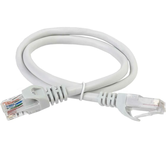 Изображение товара Коммутационный шнур ITK патч-корд, кат.6А UTP, LSZH, 2м, серый PC01-C6AUL-2M