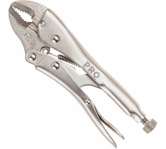 Изображение товара Зажим с фиксатором STARTUL 180 мм изогнутые губки PRO-6051-01