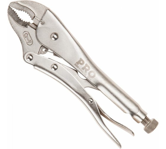 Изображение товара Зажим с фиксатором STARTUL 250 мм изогнутые губки PRO-6051-02