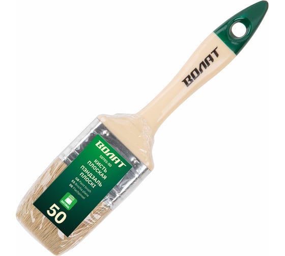 Изображение товара Кисть ВОЛАТ плоская 50 мм 10701-50