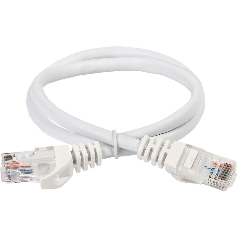 Изображение товара Коммутационный шнур ITK кат. 6 UTP PVC 2м белый PC08-C6U-2M
