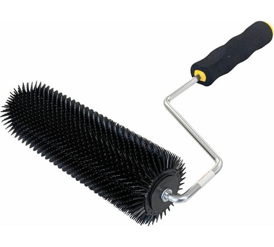 Изображение товара Валик MAESTRO пластиковй, игольчатый L-240 мм, D-80 мм, иголки - 14 мм Профи 04162