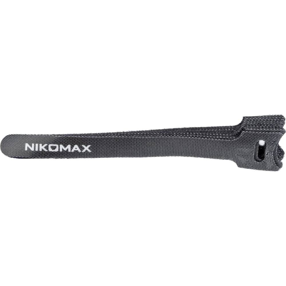 Стяжка-липучка NIKOMAX карабин для сумки на коляску липучка из экокожи