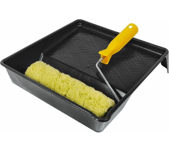 Изображение товара Набор малярный универсальный Без бренда ванна для краски 320x330 мм, валик полиакр. 230 мм 03020