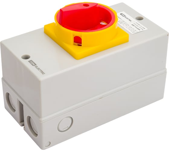 Изображение товара Кулачковый переключатель TDM ELECTRIC КПУ38У-10 /2098 откл-вкл 3Р IP54 SQ0715-0209