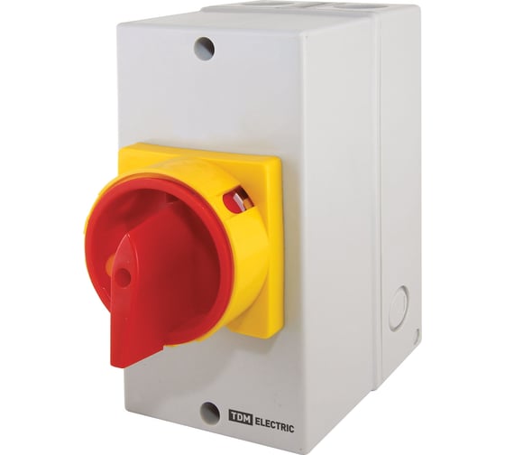 Изображение товара Кулачковый переключатель TDM ELECTRIC КПУ38У-63 /2098 откл-вкл 3Р IP54 SQ0715-0212
