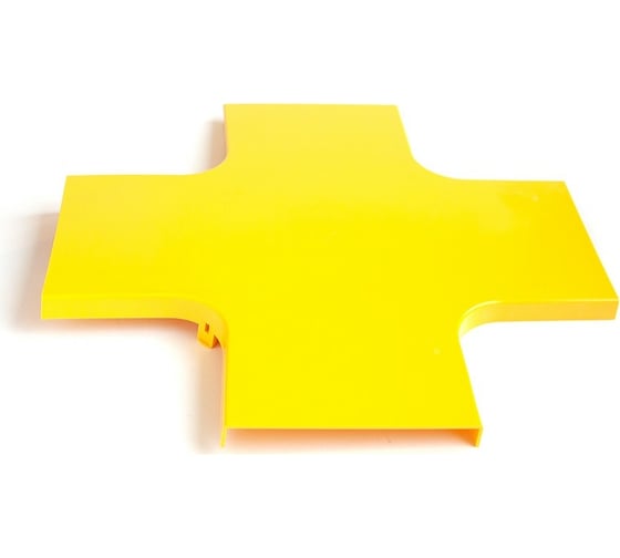 Изображение товара Крышка Х-соединителя оптического лотка LANMASTER 360 мм, желтая LAN-OT360-XTC