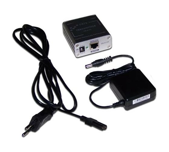 Изображение товара Конвертор LANMASTER RJ45-VGA, передатчик LAN-RJ45/VGA-TX