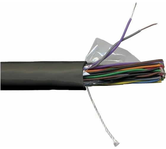 Изображение товара Кабель LANMASTER UTP, 25 пар, Кат. 3, внешний, черный, 305м в кат., LAN-3UTP25-OUT