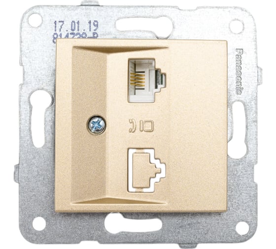 Изображение товара Розетка Panasonic модуль TF бронза Karre Plus WKTT0402-2BR
