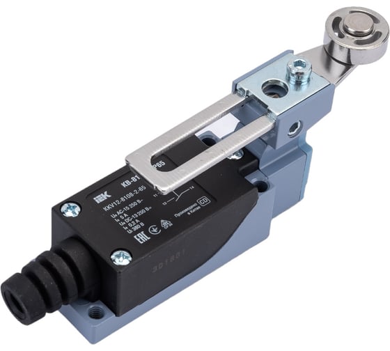 Изображение товара Концевой выключатель IEK КВ-8108 регул. рычаг со стальн. роликом IP65 KKV12-8108-2-65