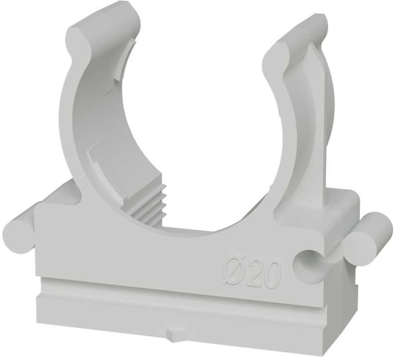 Изображение товара Держатель-клипса для труб Экопласт CFQ20, D20 мм, для монтажного пистолета, 10 шт. 41520-10