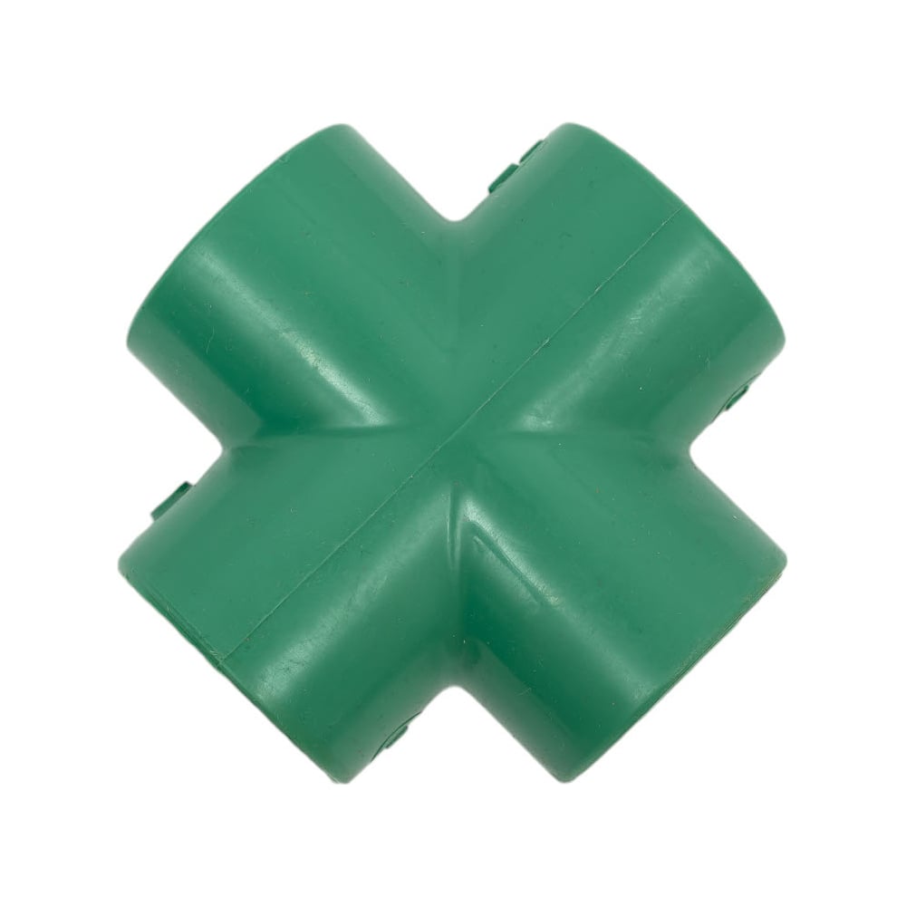 Изображение товара Крестовина Banninger полипропиленовая зеленая 32 мм для водопроводных систем