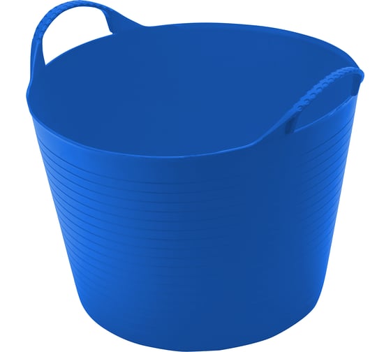 Изображение товара Гибкое сверхпрочное ведро СИБРТЕХ 28 л, синее 67523