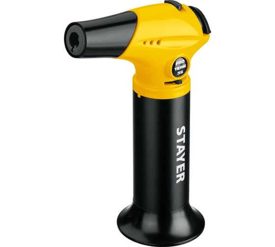 Изображение товара Автономная портативная газовая горелка STAYER ProTerm 35 с пьезоподжигом, 1300С 55522