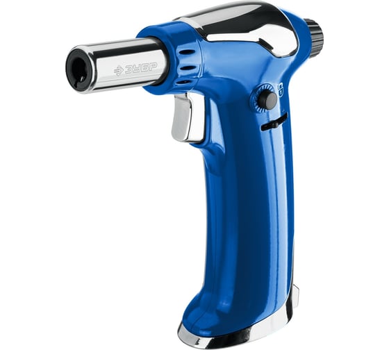 Изображение товара Автономная портативная газовая горелка ЗУБР АГ-17 с пъезоподжигом 1300C 55518