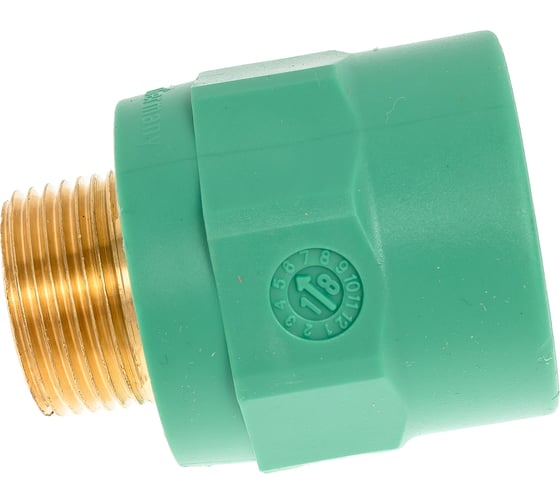 Изображение товара Комбинированная муфта Banninger полипропиленовая, зеленая, 32x3/4 НР 7R11087511