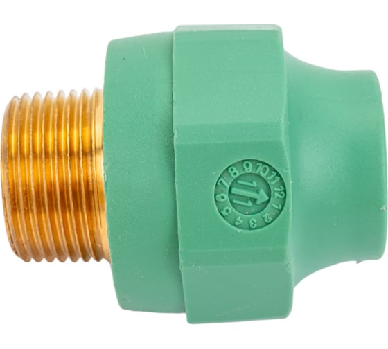 Изображение товара Комбинированная муфта Banninger полипропиленовая, зеленая, 20x3/4 НР 7R11067511