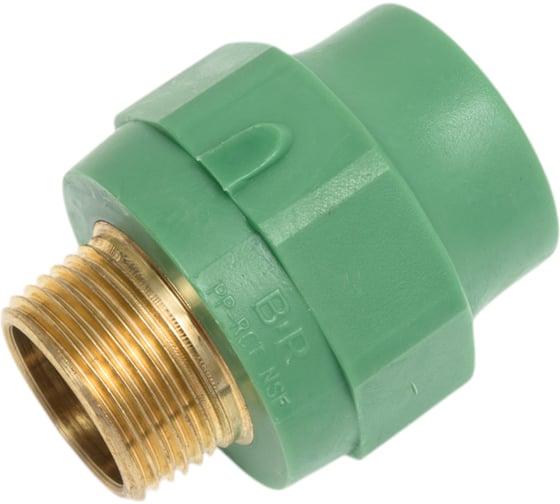 Изображение товара Комбинированная муфта Banninger полипропиленовая, зеленая, 25x3/4 НР 7R11077511