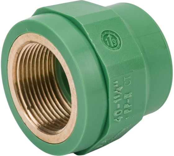 Изображение товара Комбинированная муфта Banninger полипропиленовая, зеленая, 40x1.1/4 ВР 7R11094711
