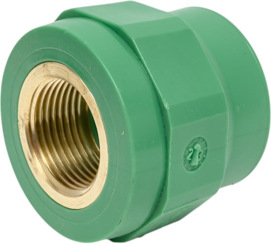 Изображение товара Комбинированная муфта Banninger полипропиленовая, зеленая, 40x1 ВР 7R11094911