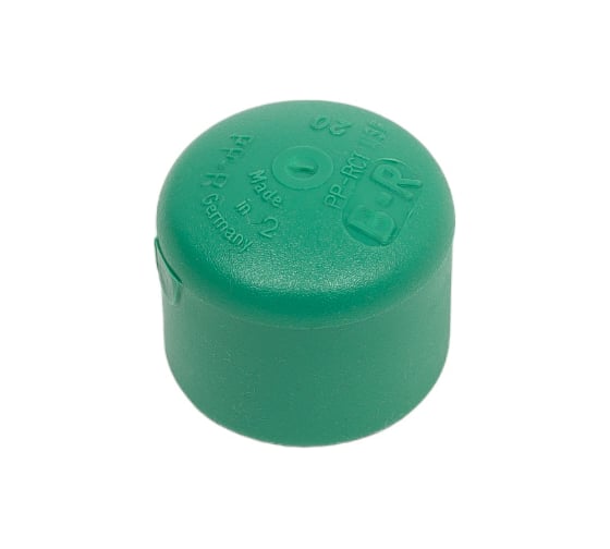 Изображение товара Заглушка Banninger полипропиленовая, зеленая, 20 мм 7341060011