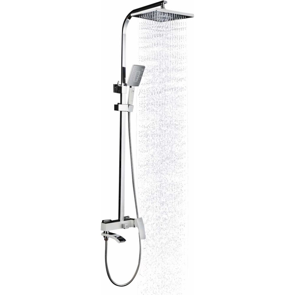 Изображение товара Душевая система Gappo G2407-8 с тропическим душем и однорычажным смесителем