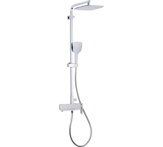 Изображение товара Душевая система Gappo 35к G2417-8 лейка "Тропический душ" белый, хром 544071
