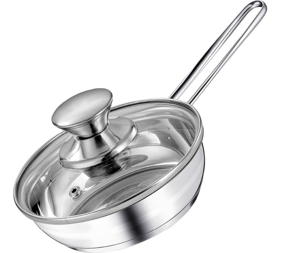 Изображение товара Сковорода Regent inox НЖС 14см с крышкой BIMBO vitro (индукция) 93-BIMv-12