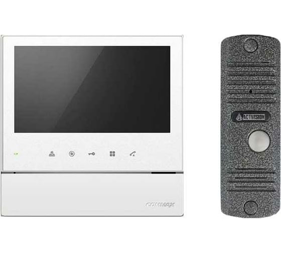Изображение товара Комплект видеодомофона и вызывной панели COMMAX CDV-70H2(White)/AVC305S