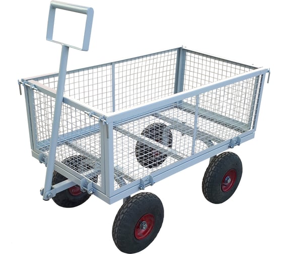 Изображение товара Четырехколесная тележка с откидными бортами SADOVODCART SAD44106