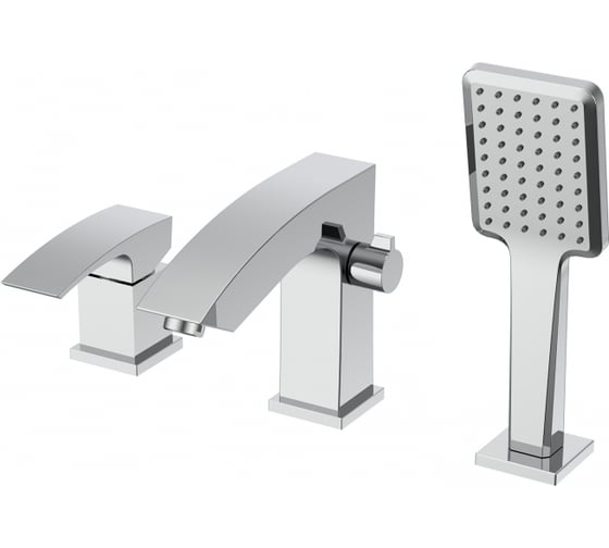 Изображение товара Смеситель для акриловой ванны Gappo 35к G1107 3 отверстия, хром 546800