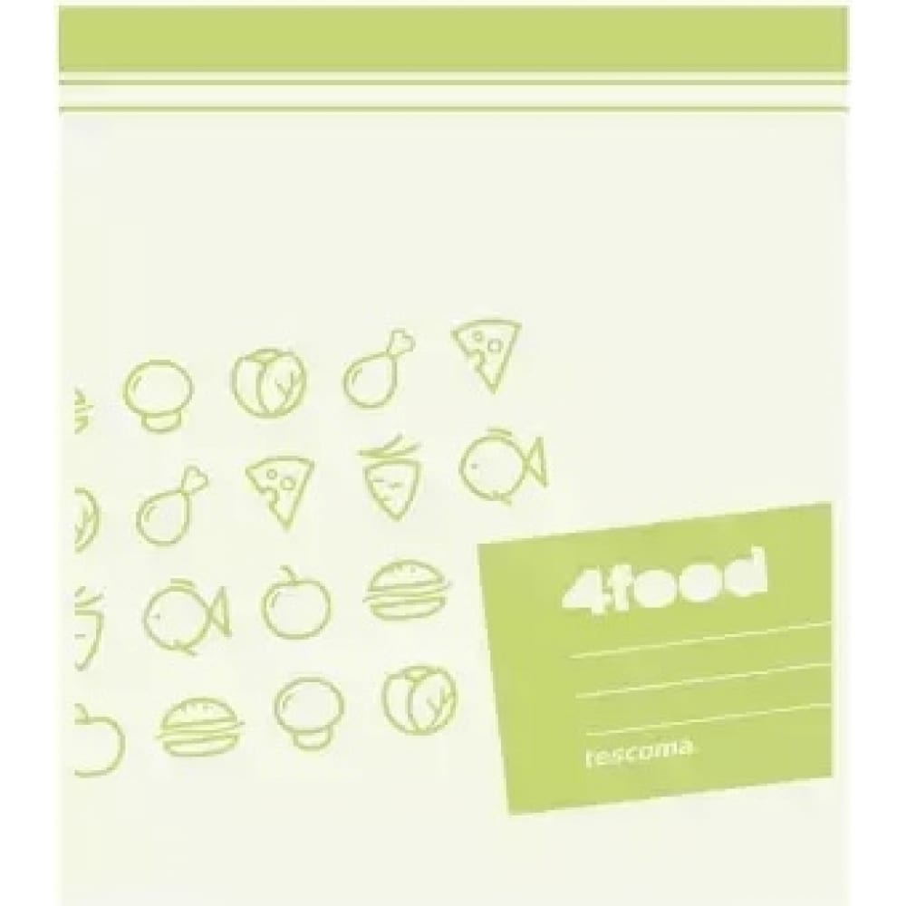 Пакеты для продуктов Tescoma, цвет зеленый 897028 4FOOD - фото 1