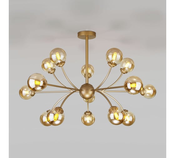 Изображение товара Потолочный светильник Eurosvet 30180 матовое золото a057464