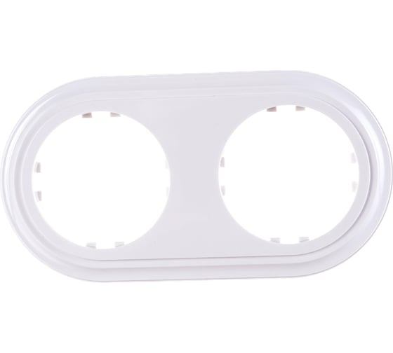 Изображение товара 2-постовая рамка LK Studio круглая, белая, LK Vintage-Classic 889204-1