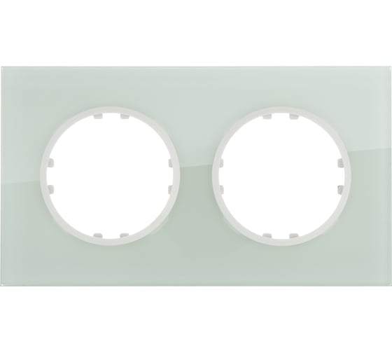 Изображение товара 2-постовая рамка LK Studio квадратная из натурального светлого стекла LK Vintage 884211-1