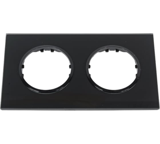 Изображение товара 2-постовая рамка LK Studio квадратная из натурального темного стекла LK Vintage 884210-1