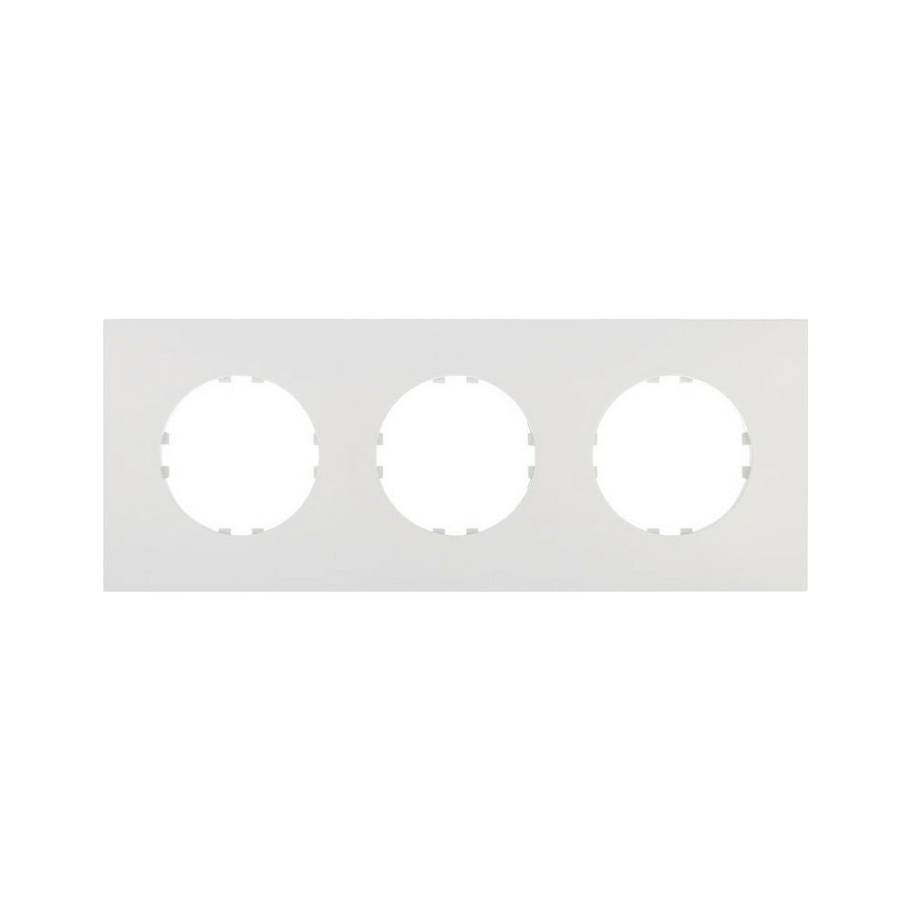 Квадратная трехпостовая рамка LK Studio, цвет белый 88430четырех1 LK Vintage-Quadro - фото 1