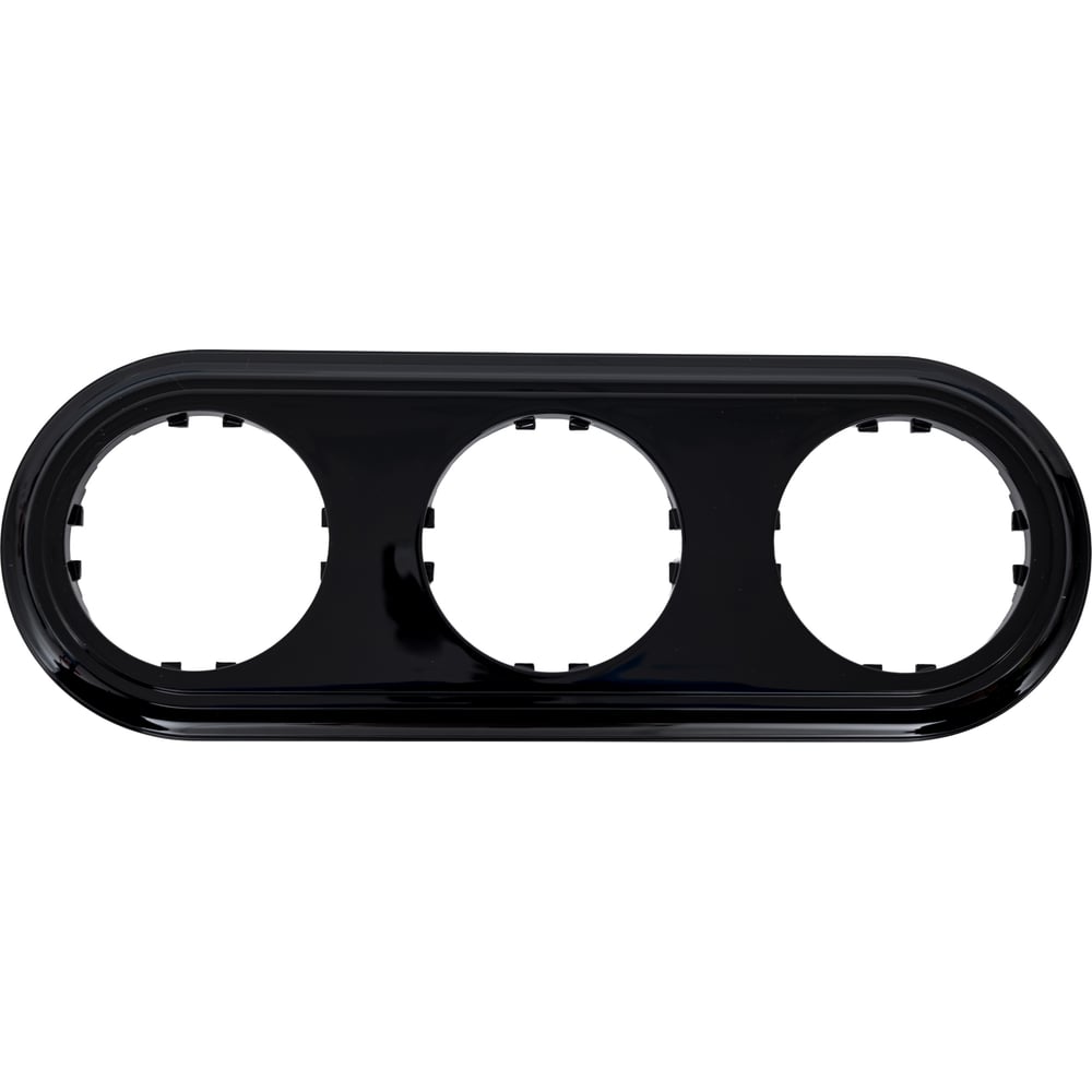 Изображение товара 3-постовая круглая рамка LK Studio Vintage-Classic черная для фотографий